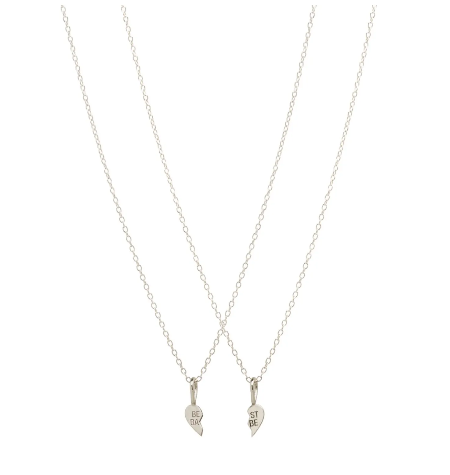 14K ITTY BITTY BEST BABE NECKLACE SET