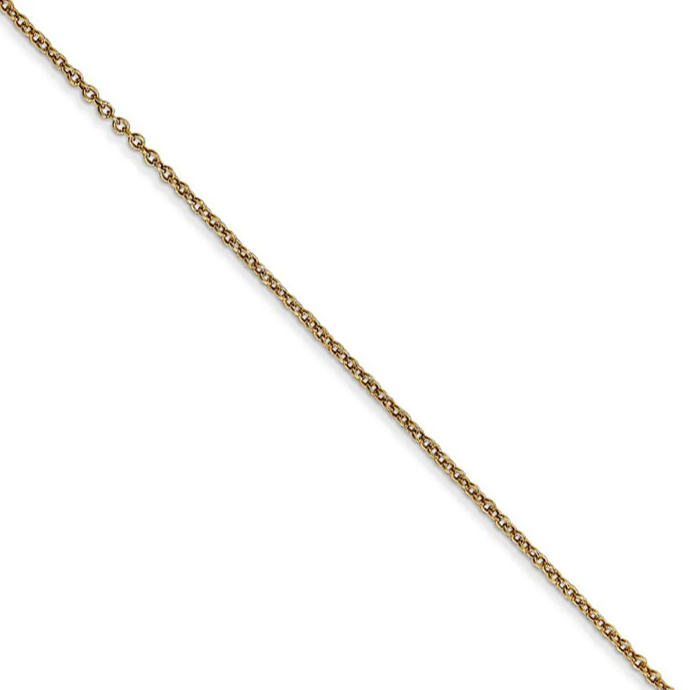 14k Yellow Gold, Alumni Small Elongated Number 76 Necklace