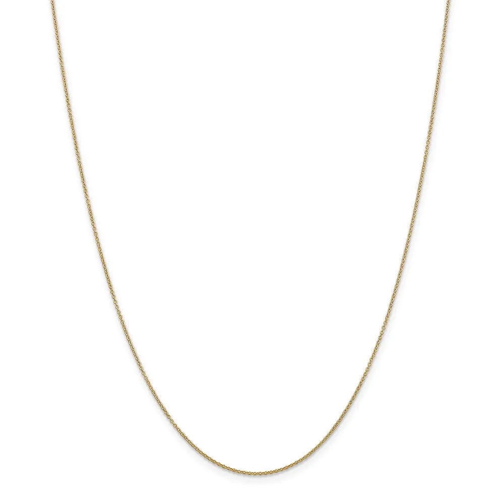 14k Yellow Gold, Alumni Small Elongated Number 76 Necklace