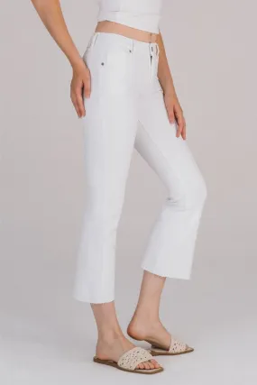 25 Inseam Happi Crop Flare W/ Clean Cut Hem Jeans