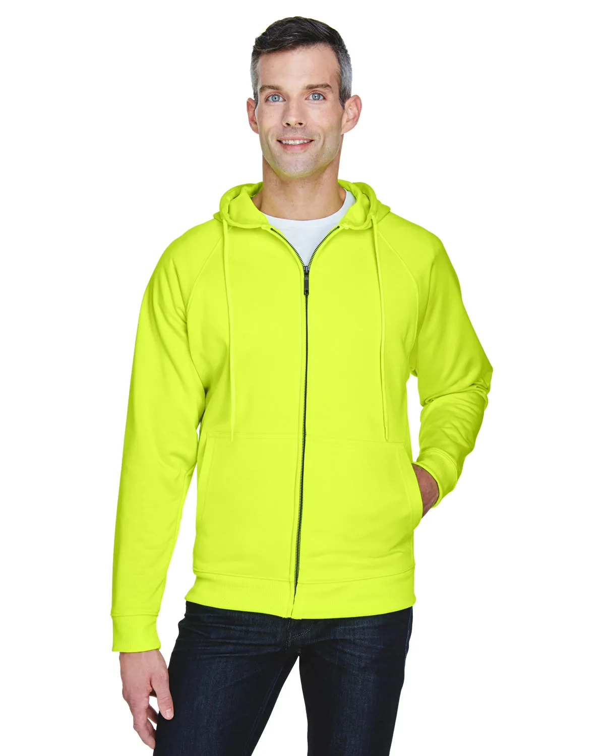 8463 UltraClub® Adult Rugged Wear Thermal-Lined Full-Zip Jacket  SKU: 8463