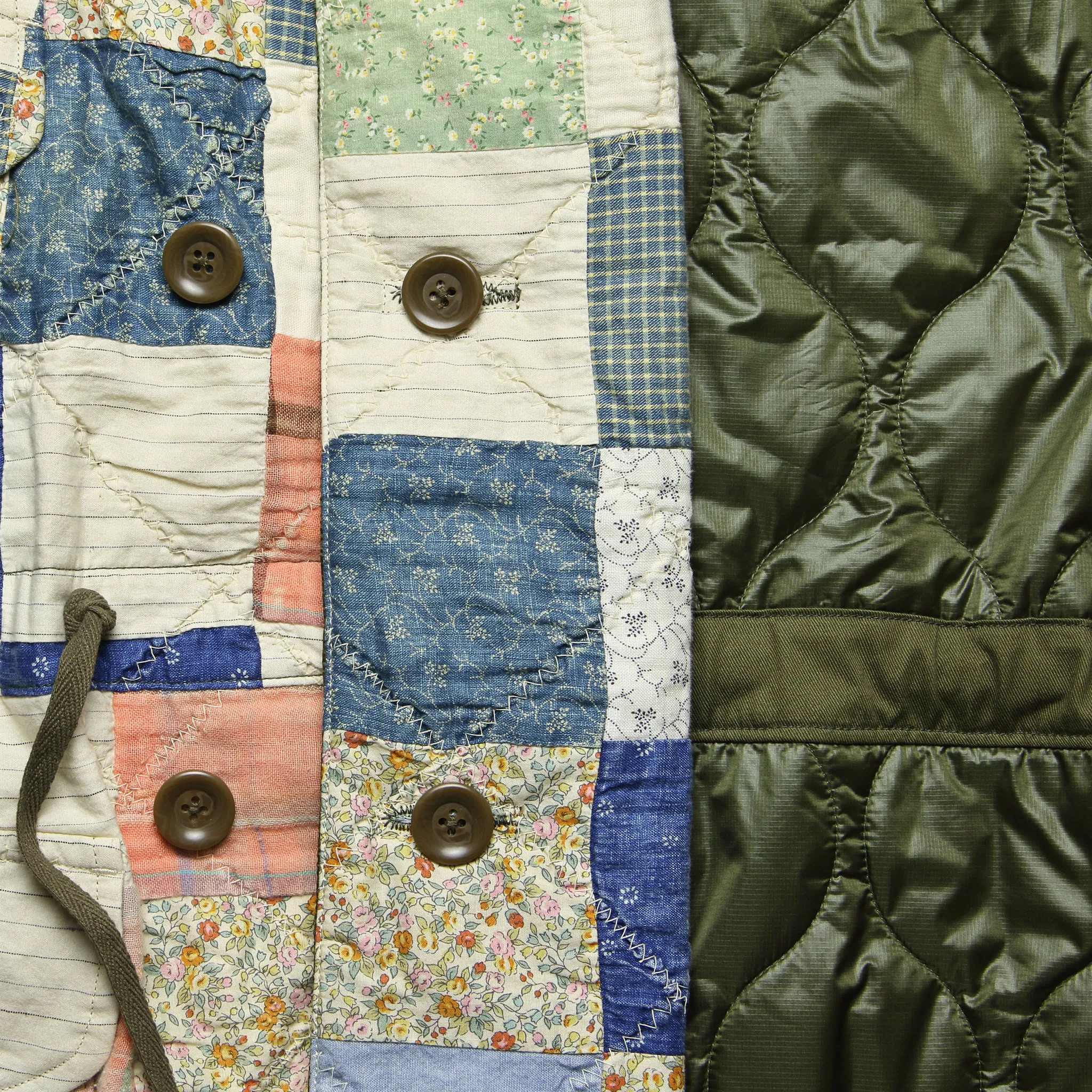 American Quilt Ring Coat - Ecru