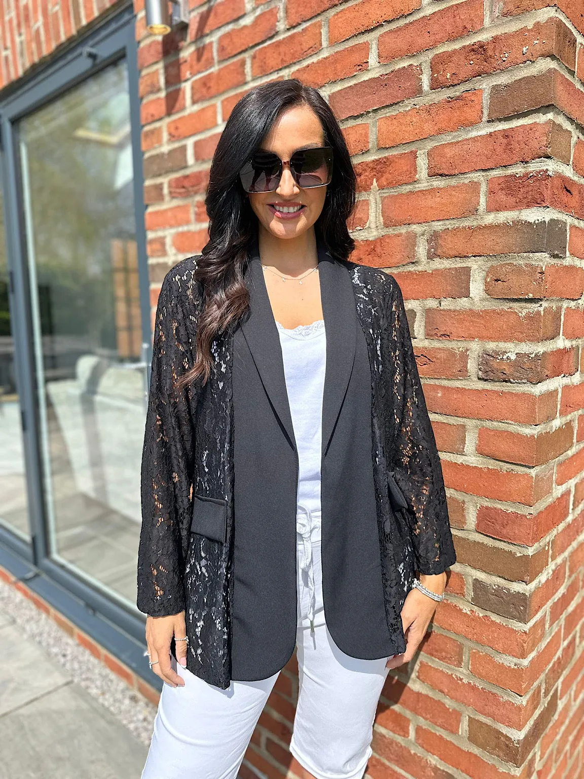 Black Lace Blazer Jodie