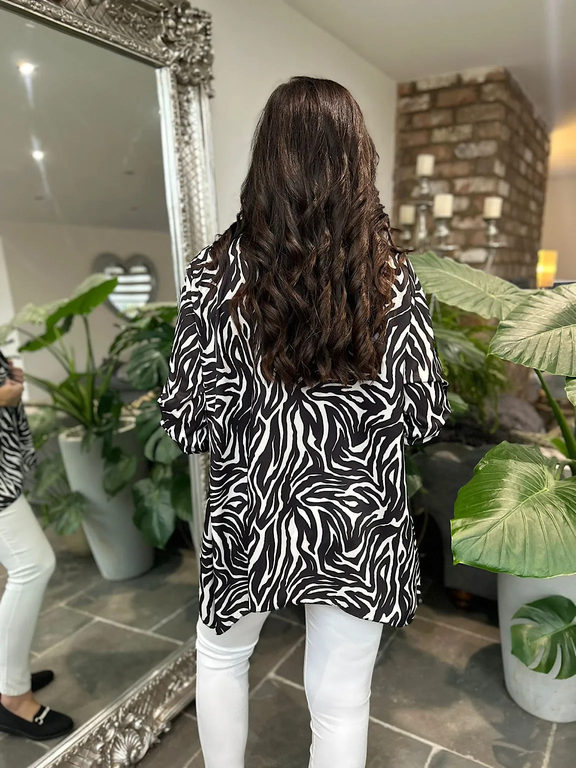 Black Zebra Top Set Primrose