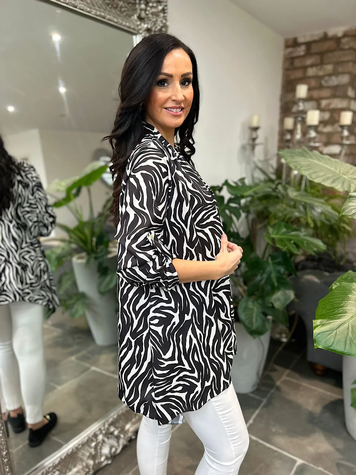 Black Zebra Top Set Primrose