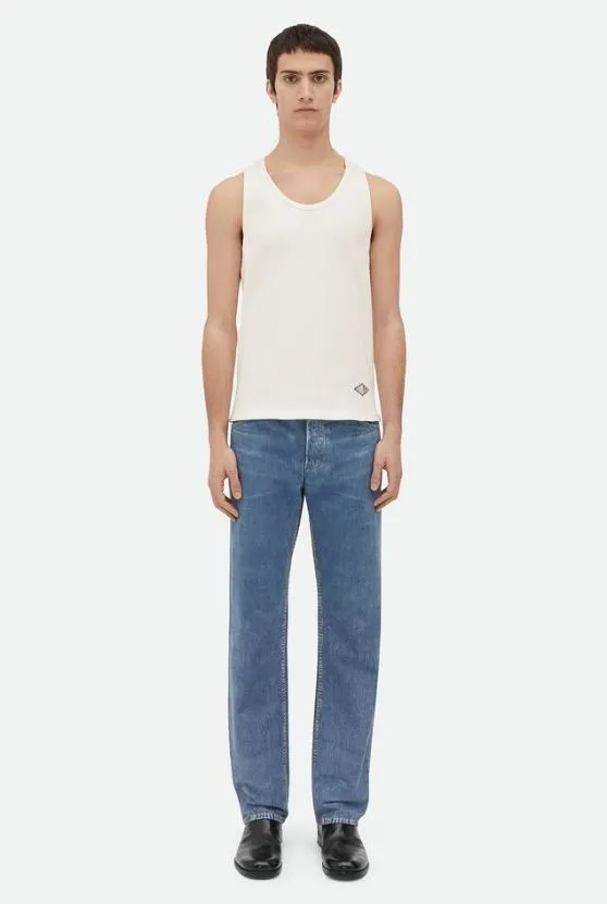 BOTTEGA VENETA  |Cotton rib jersey tank top