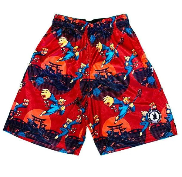 Boys Ninja Cat Short