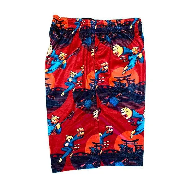 Boys Ninja Cat Short