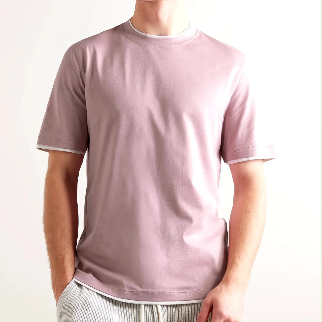 BRUNELLO CUCINELLI  |Cotton Short Sleeves T-Shirts