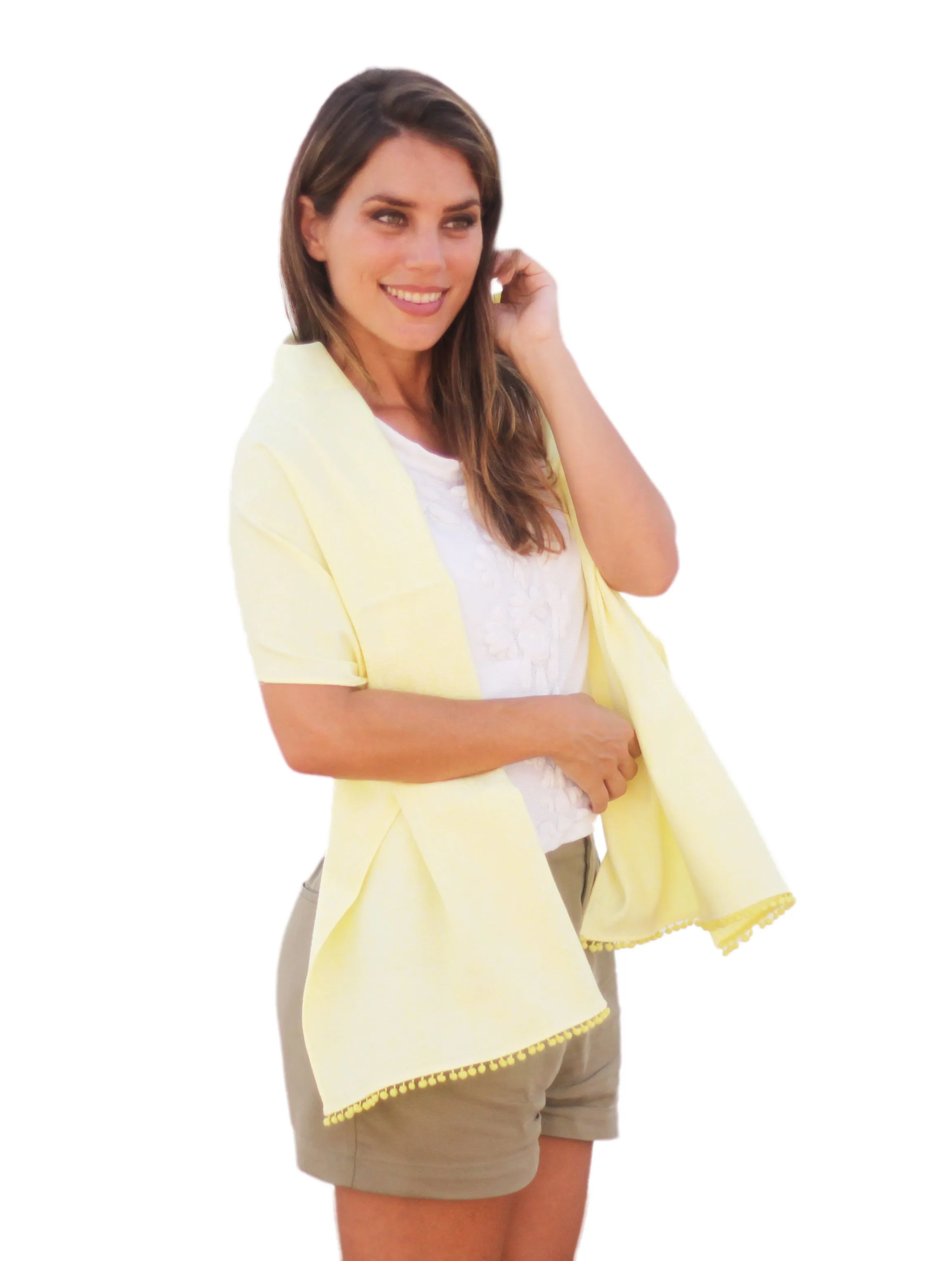 Chal alegre con Madroos (175 x 42cm), Amarillo