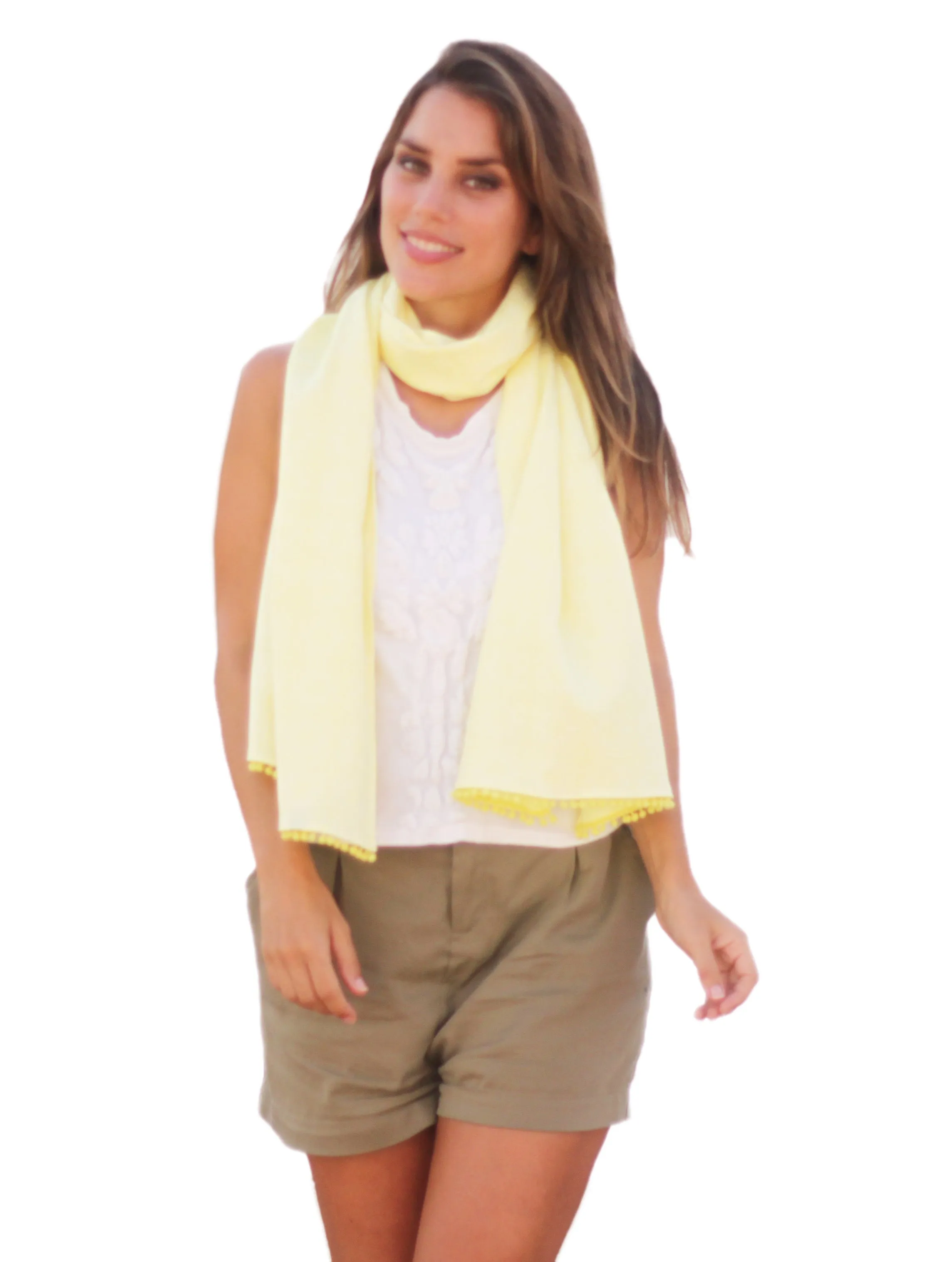 Chal alegre con Madroos (175 x 42cm), Amarillo