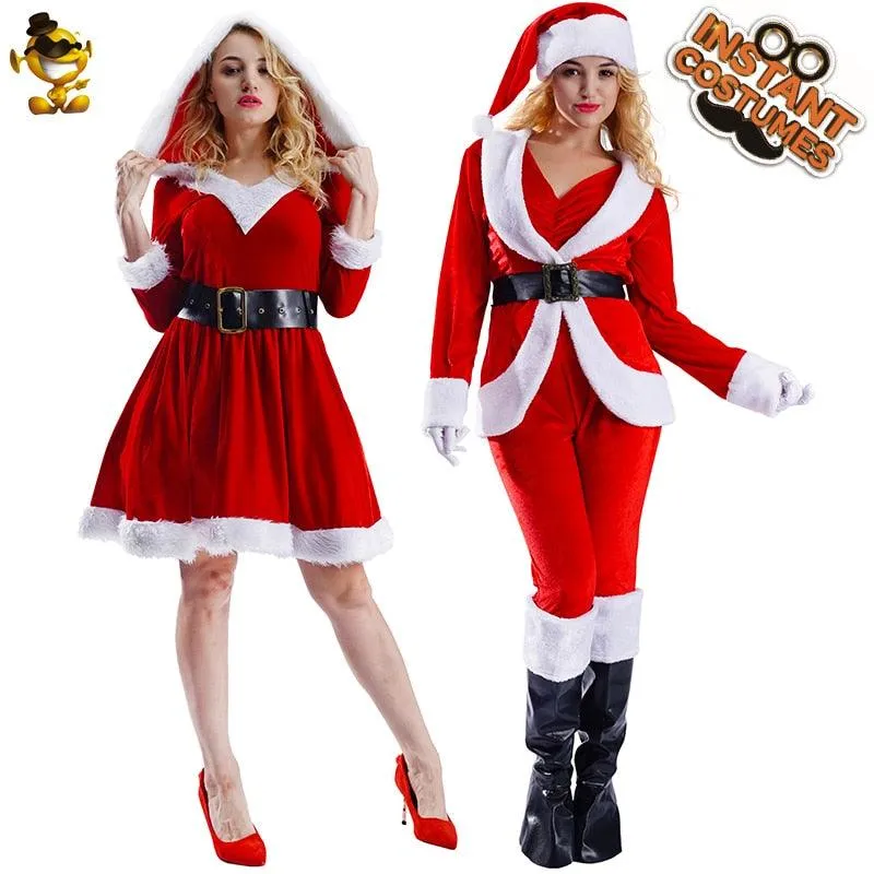 Christmas Santa Costumes Fancy Dress