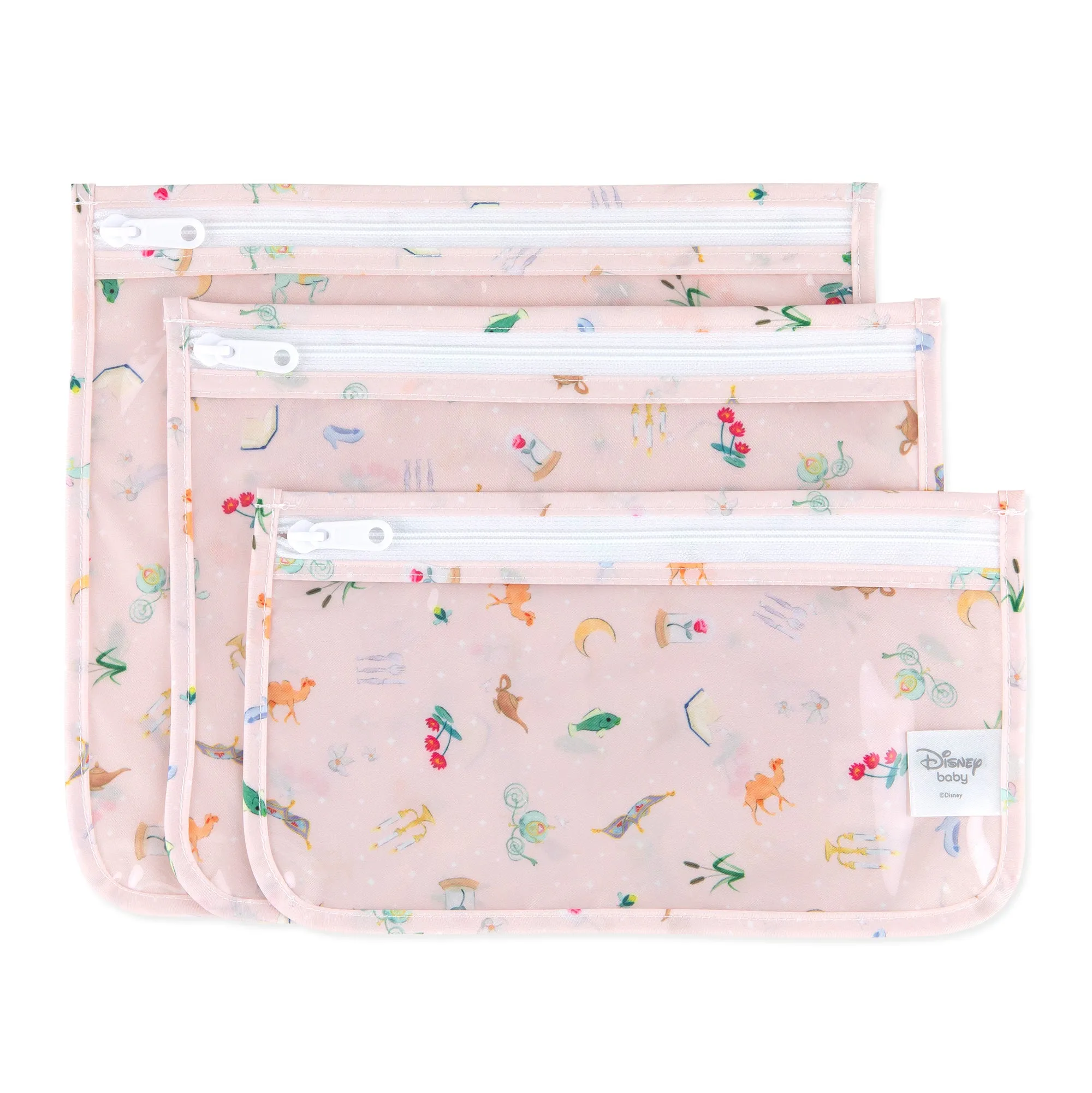 Clear Travel Bag 3 Pack: Princess Magic