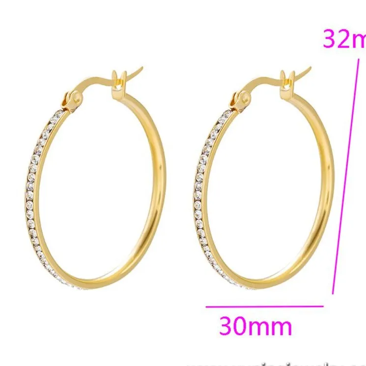 Dainty Gold Hoop Earrings-* Clearance *