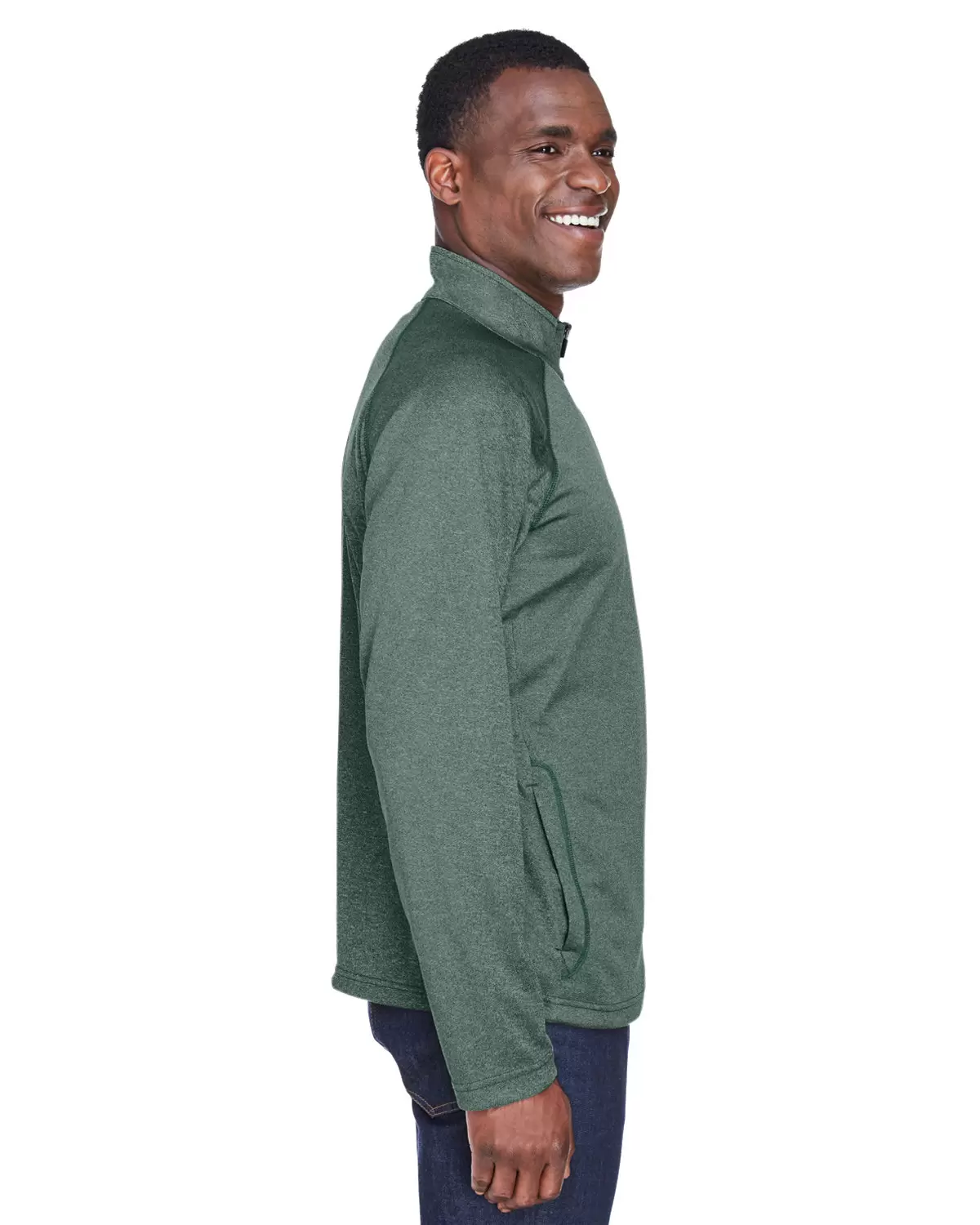 DG440 Devon & Jones Men's Stretch Tech-Shell Compass Quarter-Zip Jacket SKU: DG440