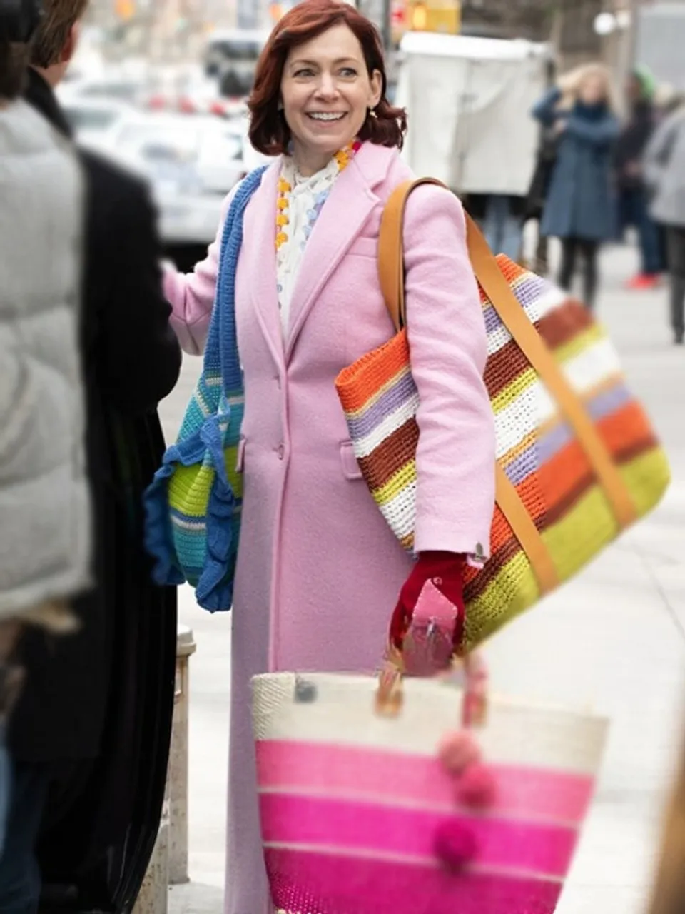 Elsbeth Carrie Preston Pink Coat