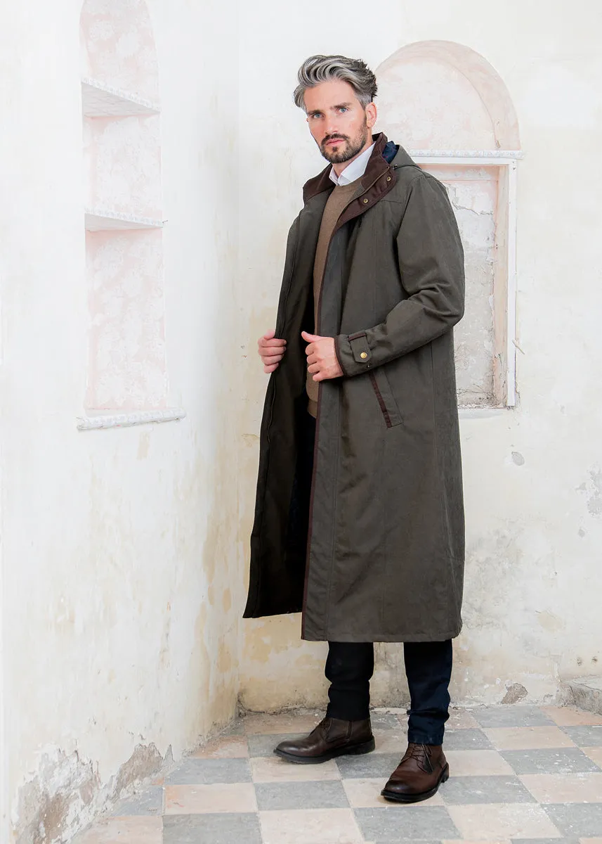 Emmet Waterproof Long Coat - Olive