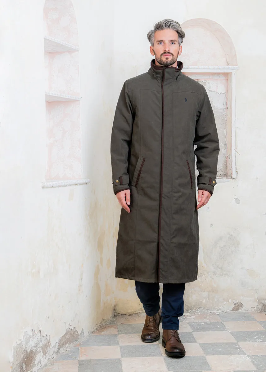 Emmet Waterproof Long Coat - Olive