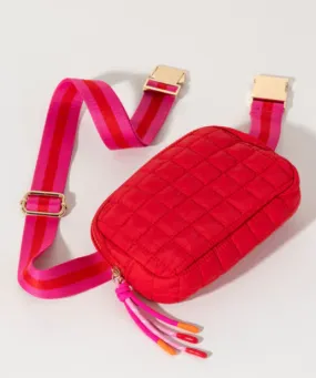 Ezra Belt Bag - Red