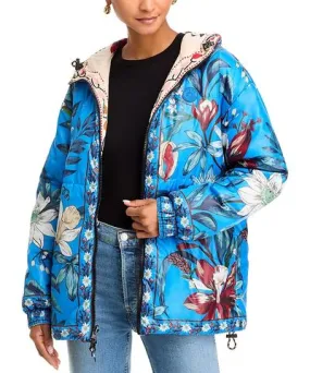 FarmRio Cashew Mandala Reversible Puffer Jacket