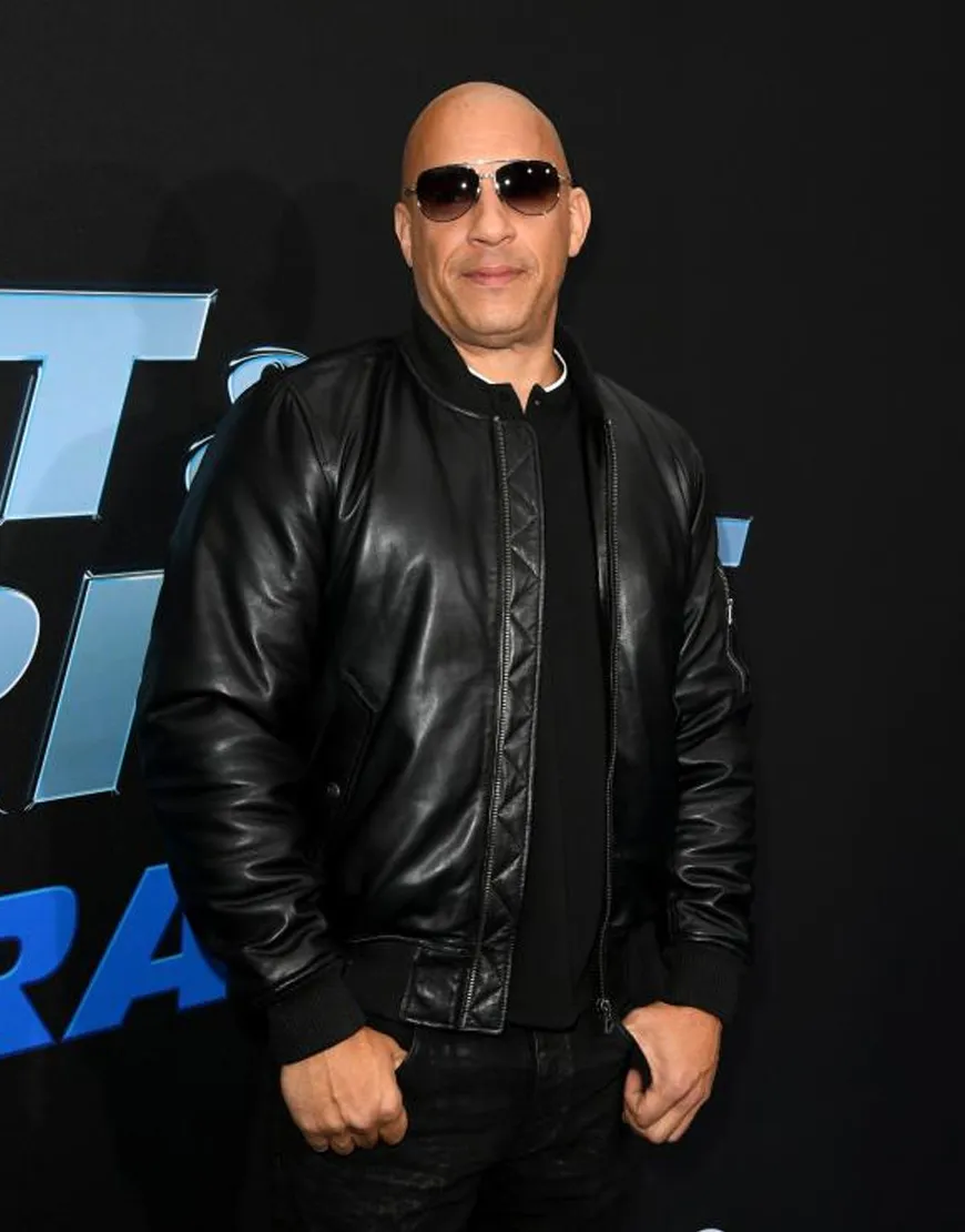 Fast And Furious 9 Vin Diesel Leather Jacket |Dominic Toretto Black Jacket