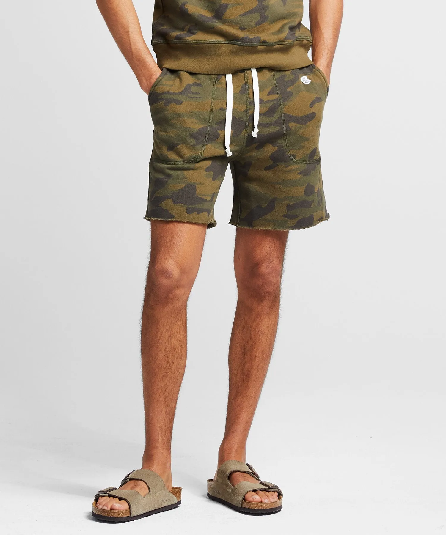 Fatigue Camo Cut Off Sweatshort