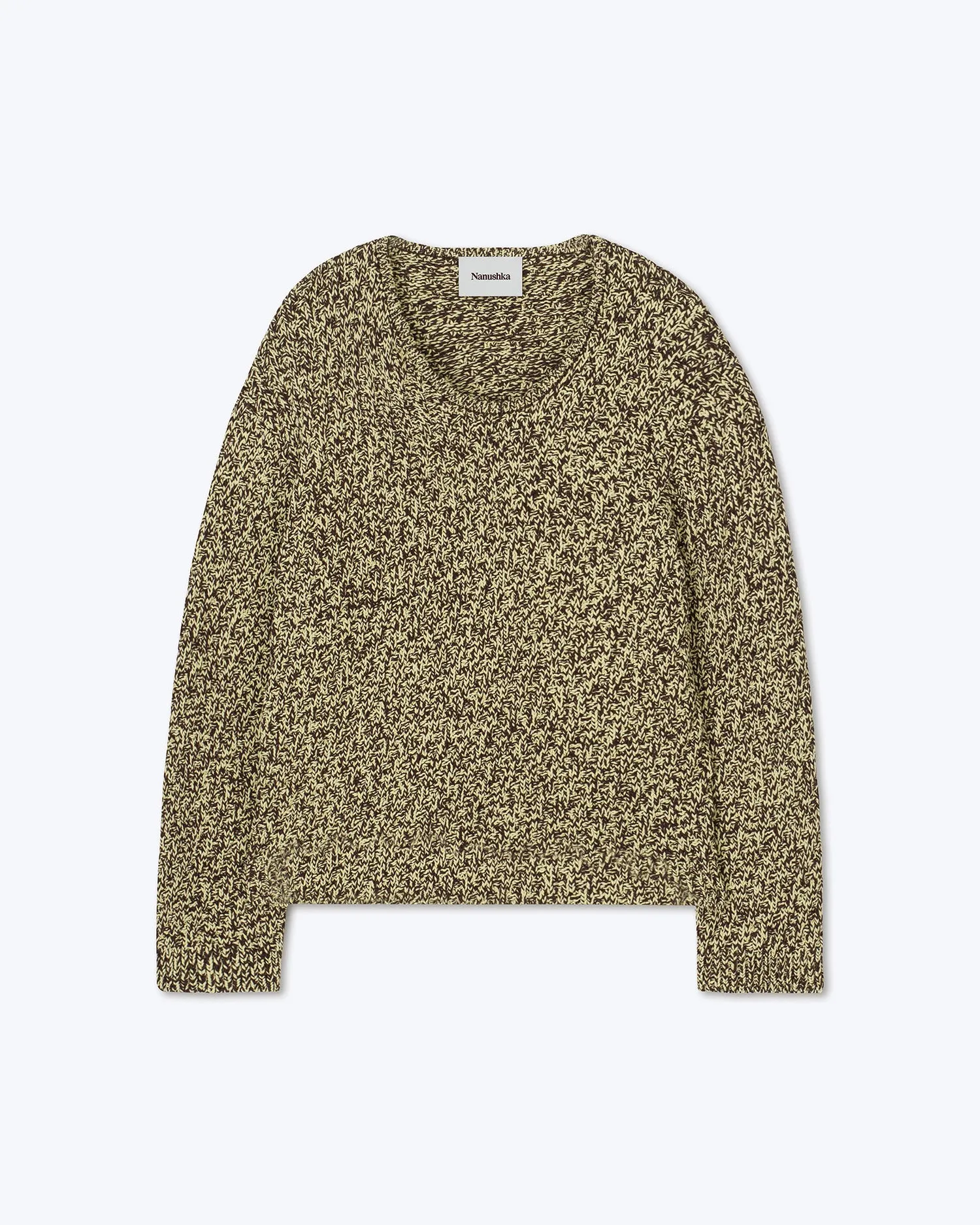 Felisa - Sale Mouliné Sweater - Graphic Lime