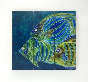 Fish School Wall Art