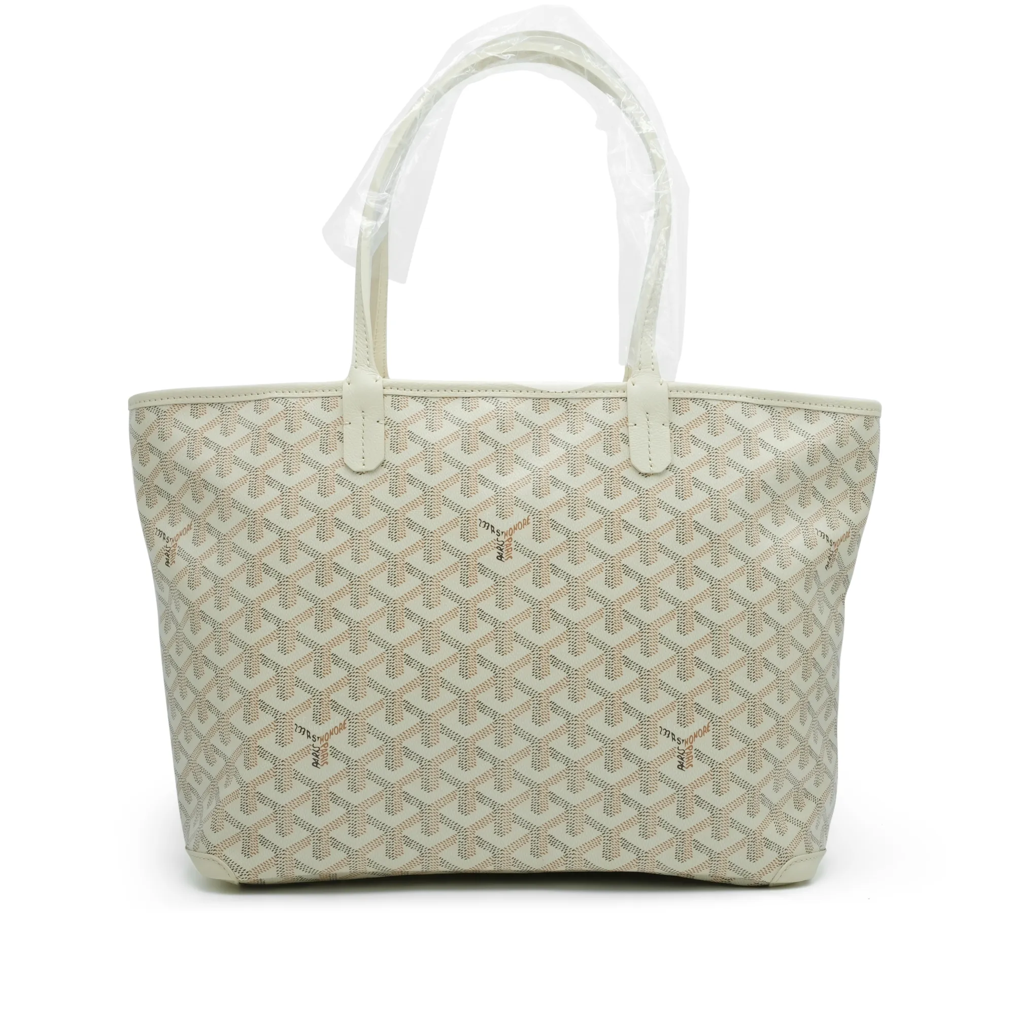 Goyard Sand Goyardine Canvas and Chevroches Calfskin Artois PM Bag Palladium Hardware, 2024