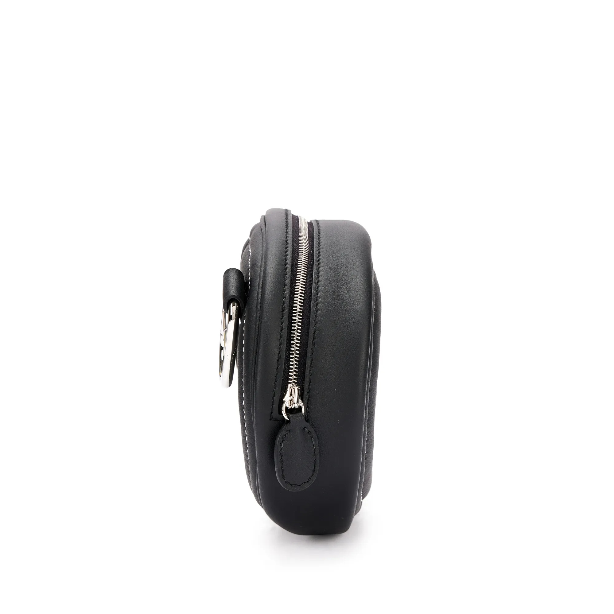 Hermès Black Swift In-The-Loop Belt Bag Palladium Hardware, 2024