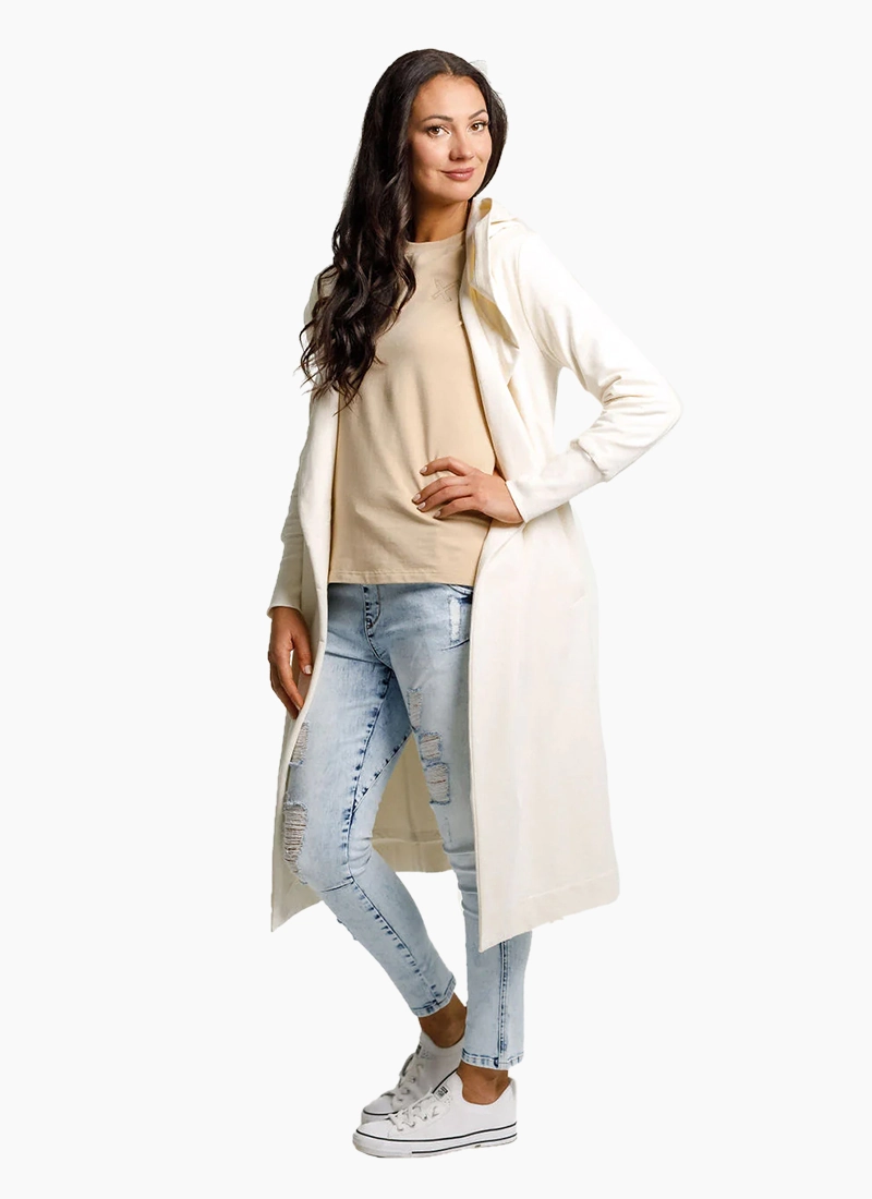 Home-Lee Kelly Coat - Cream