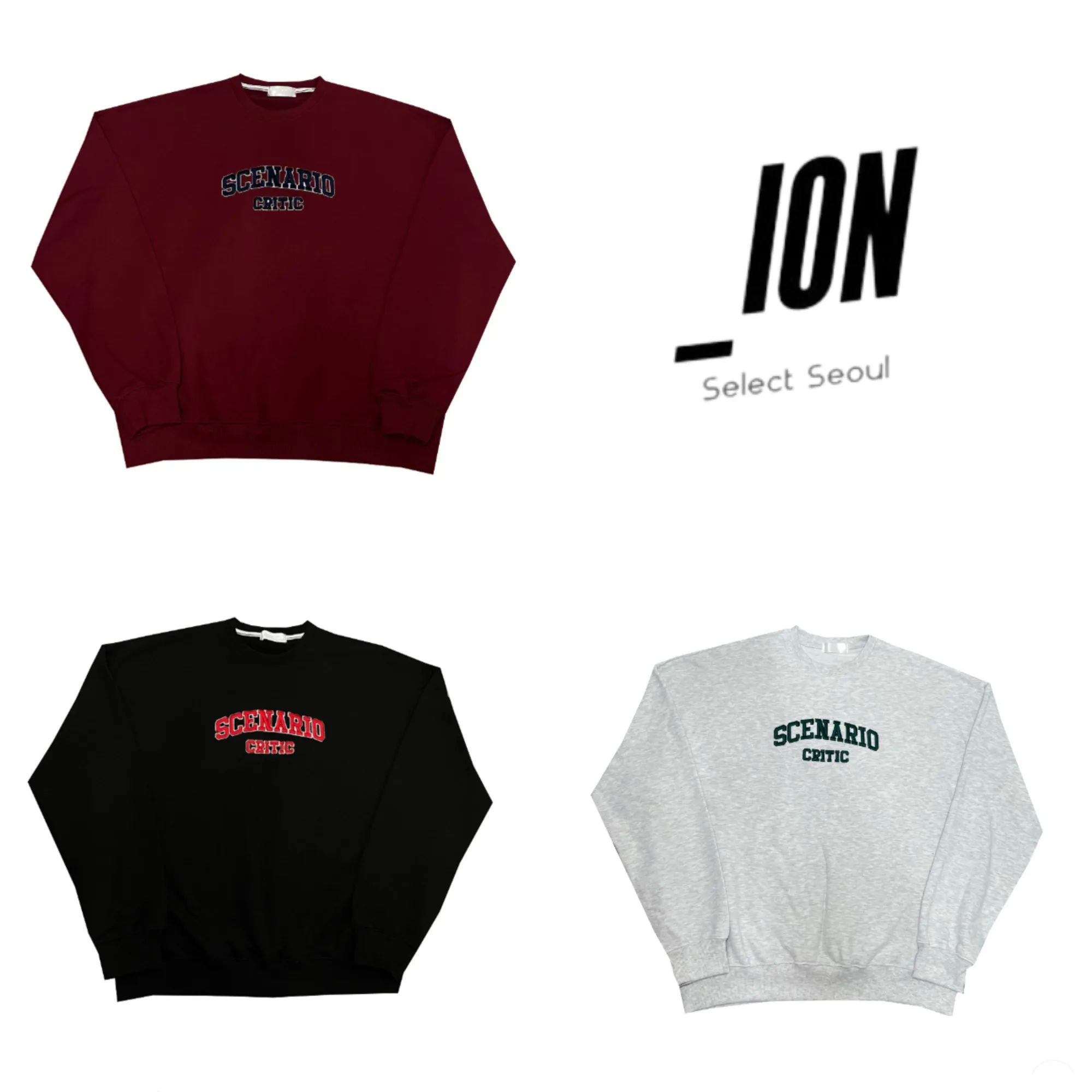 IONSEOUL  |Unisex Street Style Cotton Oversized Logo T-Shirts