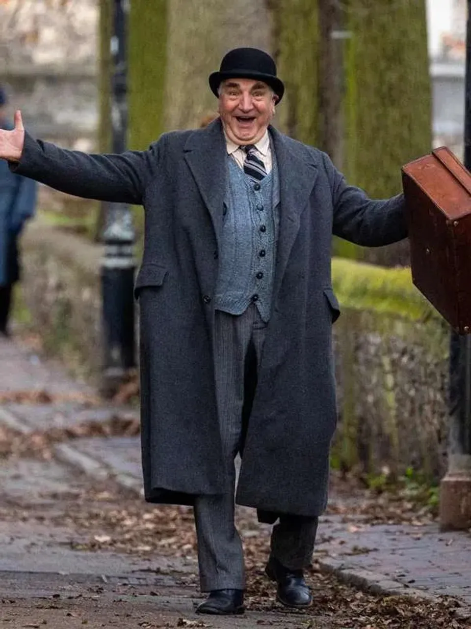 Jim Carter Wonka 2023 Coat