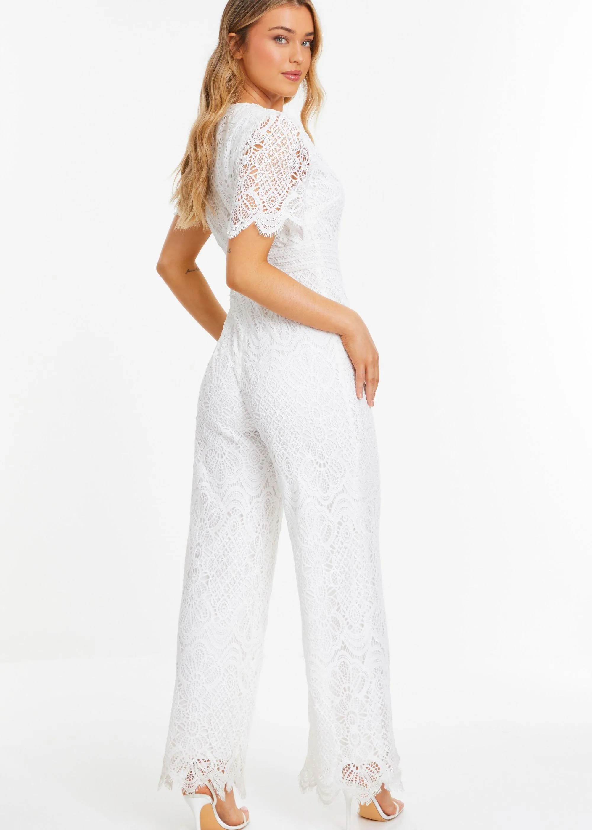 Jumpsuits | Crochet Lace Jumpsuit | Quiz