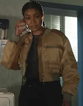 L.A.’s Finest Sydney Burnett Bomber Jacket | Gabrielle Union Jacket