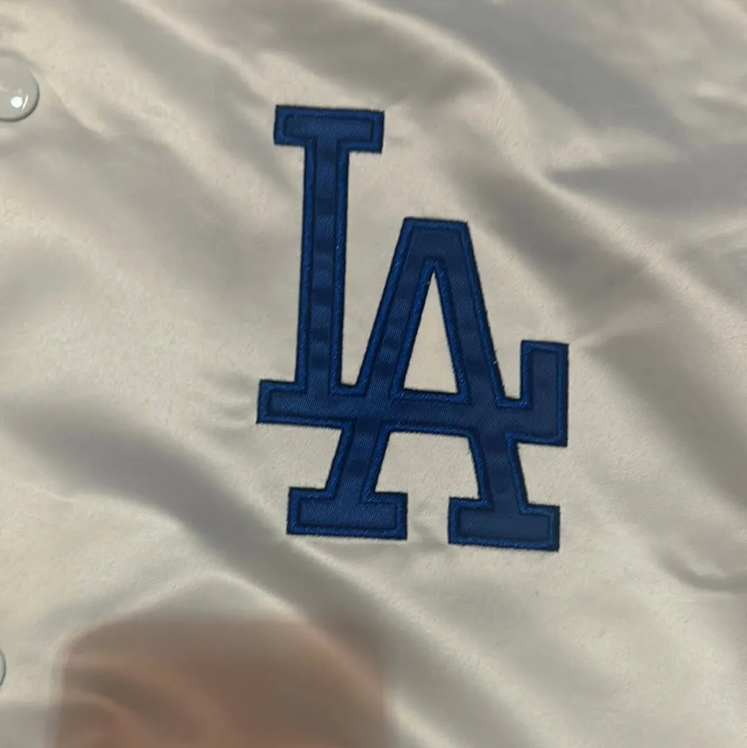 Los Angeles Dodgers MLB Mitchell & Ness Cooperstown Collection “100 Anniversary 1890-1990” & “1988 World Series” Patch Satin Men