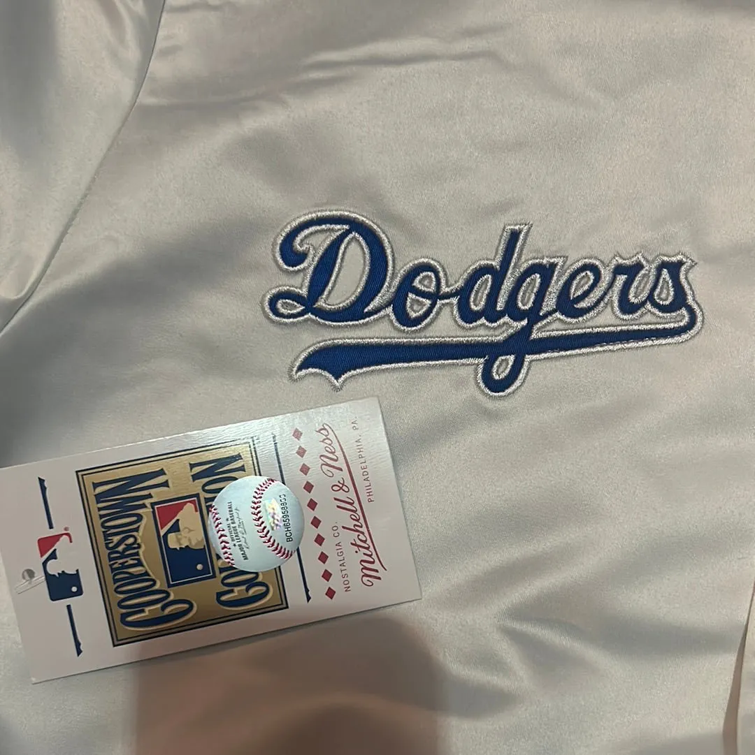 Los Angeles Dodgers MLB Mitchell & Ness Cooperstown Collection “100 Anniversary 1890-1990” & “1988 World Series” Patch Satin Men