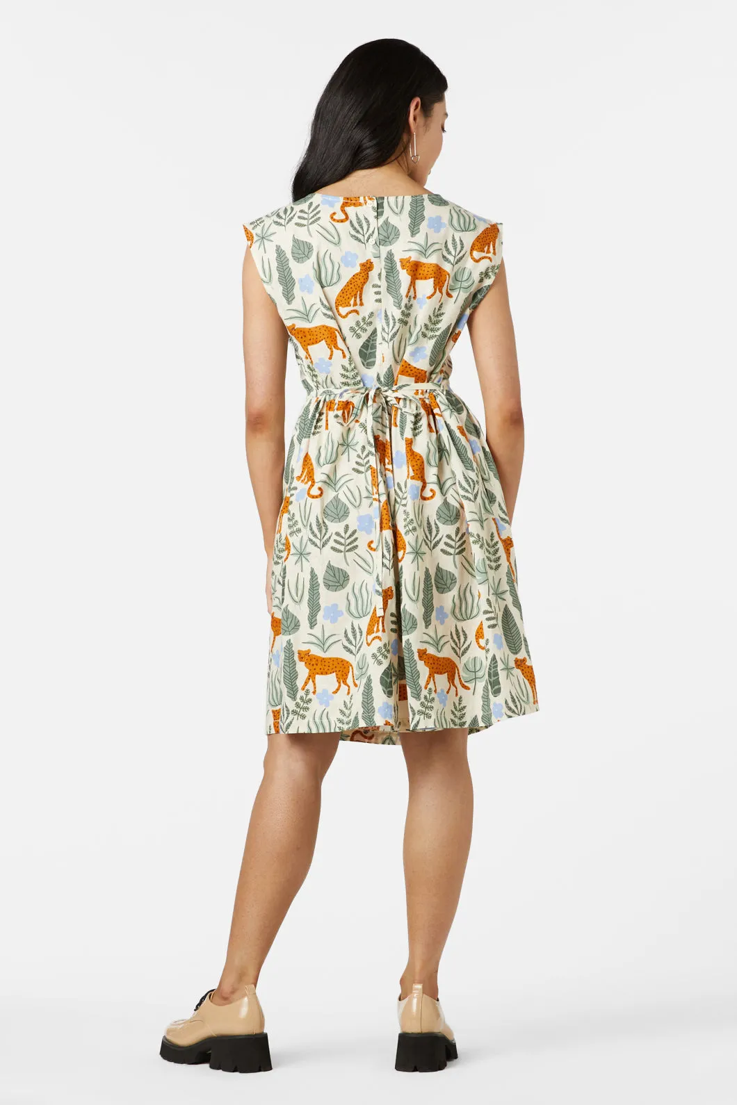 Lovely Leopards Smock Dress