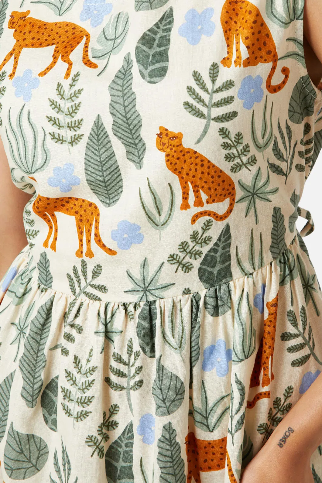 Lovely Leopards Smock Dress