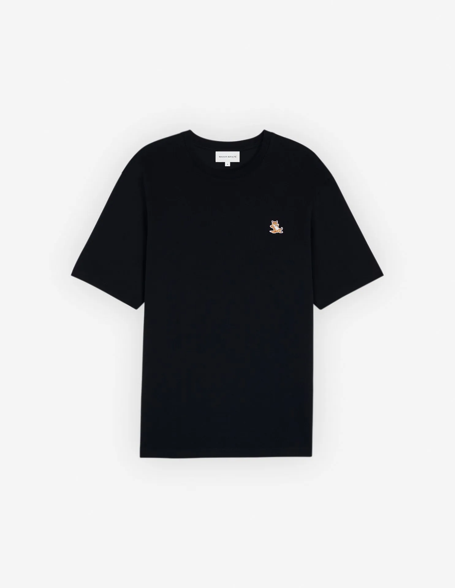 MAISON KITSUNE  |Street Style Plain Cotton Short Sleeves Logo Designers