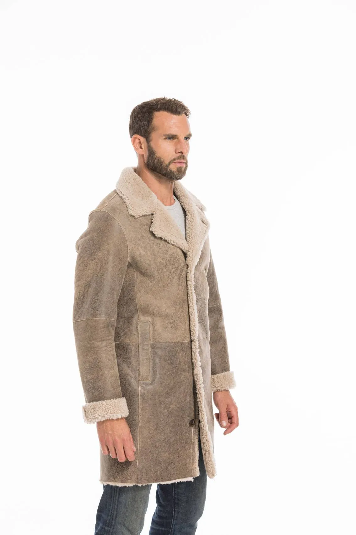 Men's sand prince sheep coat