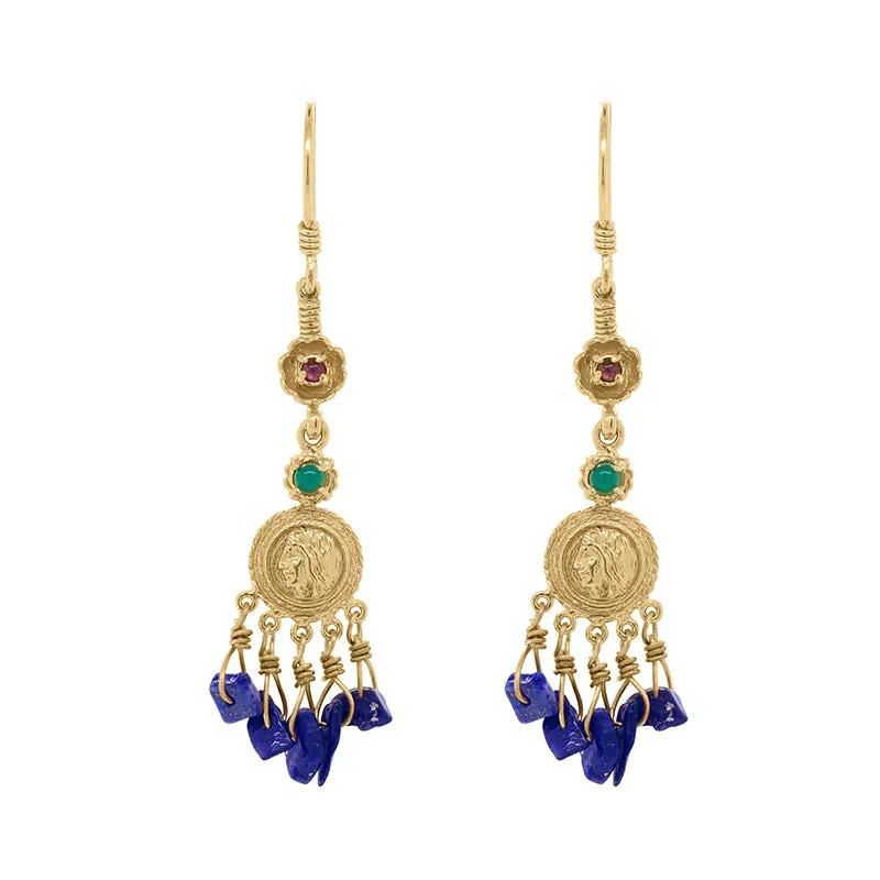 Mini Arsinoe Earrings - 18K Gold Plated