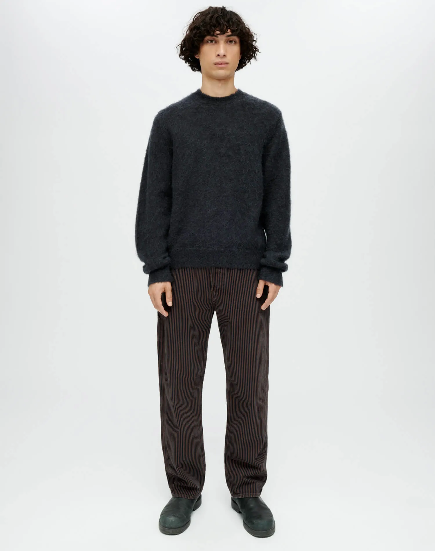 Modern Painter Pant - Brown Hickory Stripe