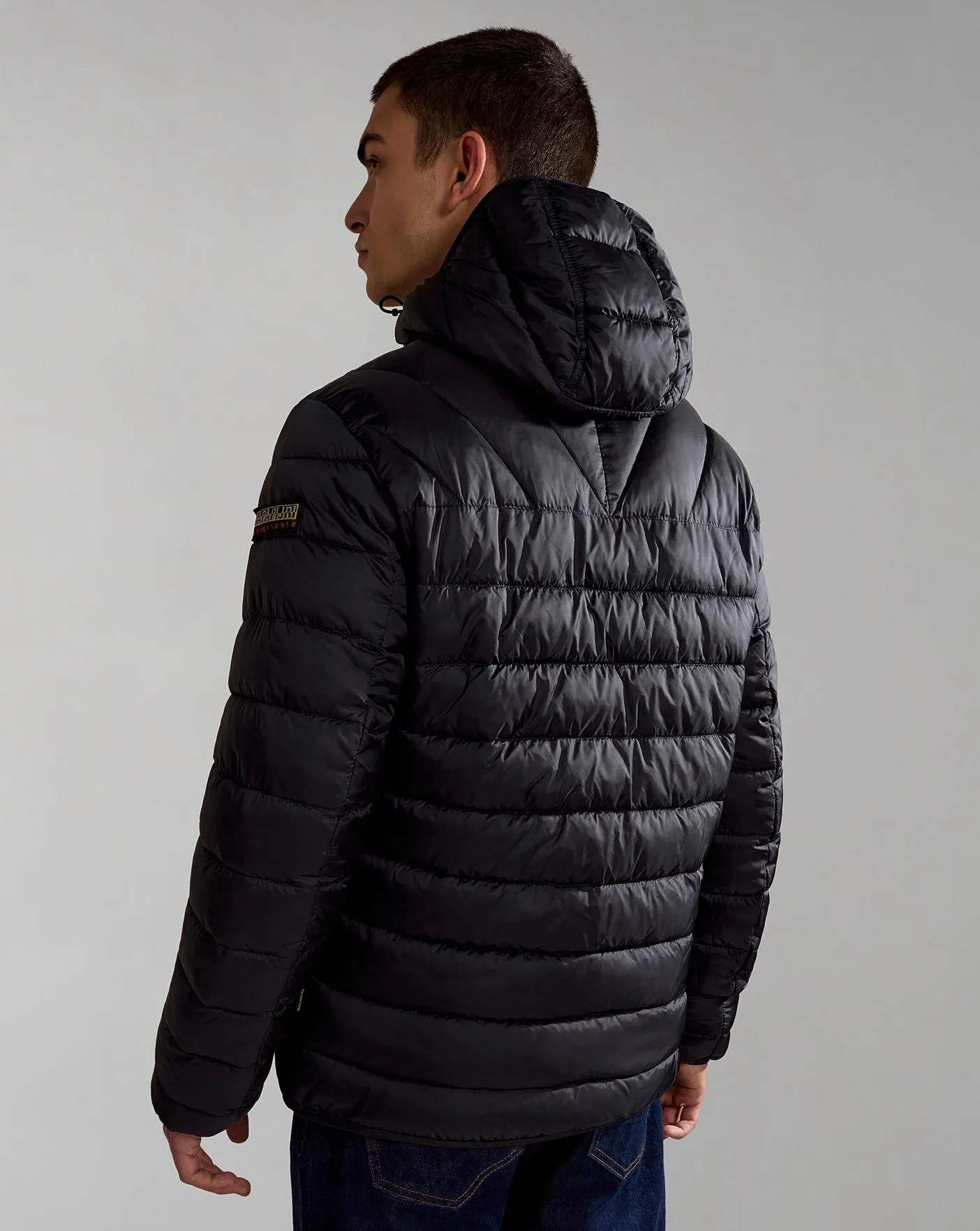 Napapijri Aerons Black Hooded Coat