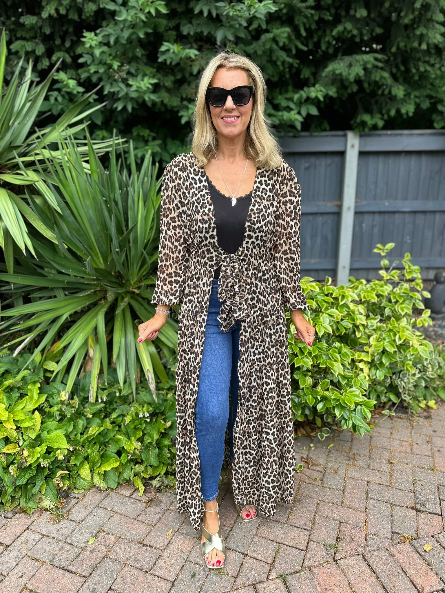 Natural Leopard Beach Cover Up Mel