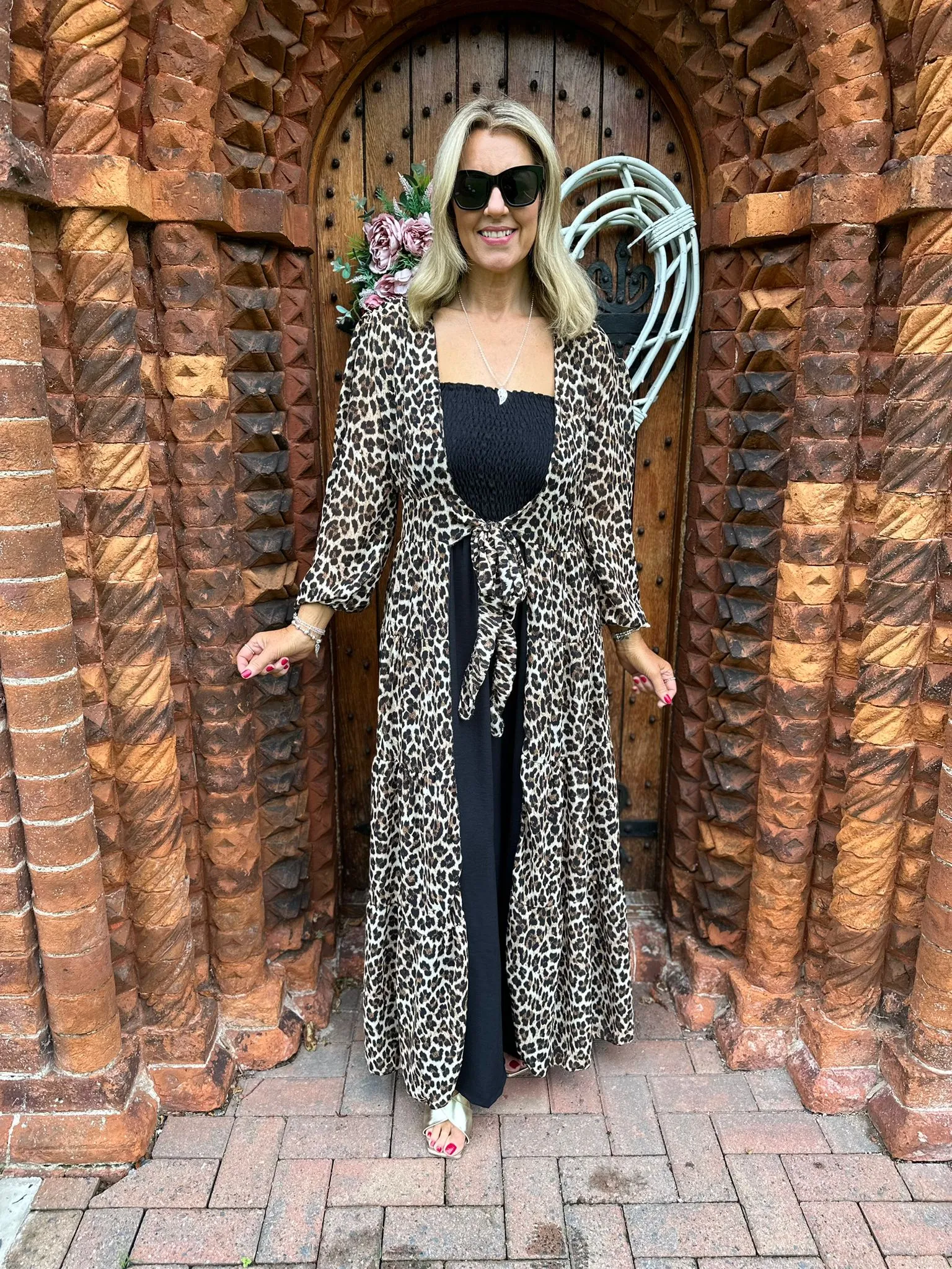 Natural Leopard Beach Cover Up Mel