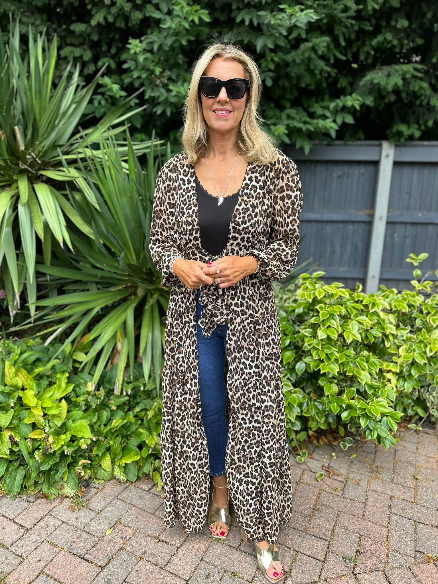 Natural Leopard Beach Cover Up Mel