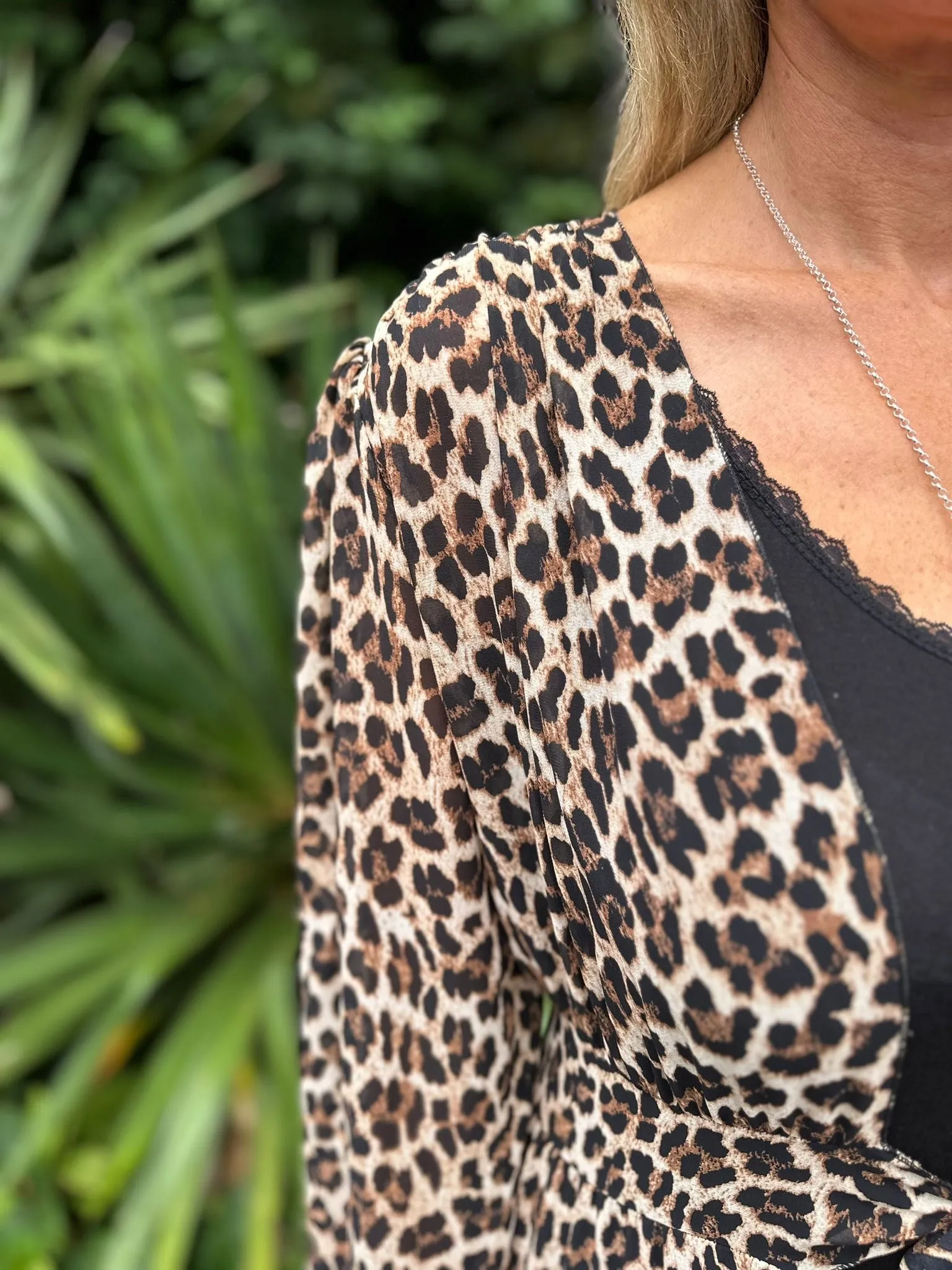 Natural Leopard Beach Cover Up Mel