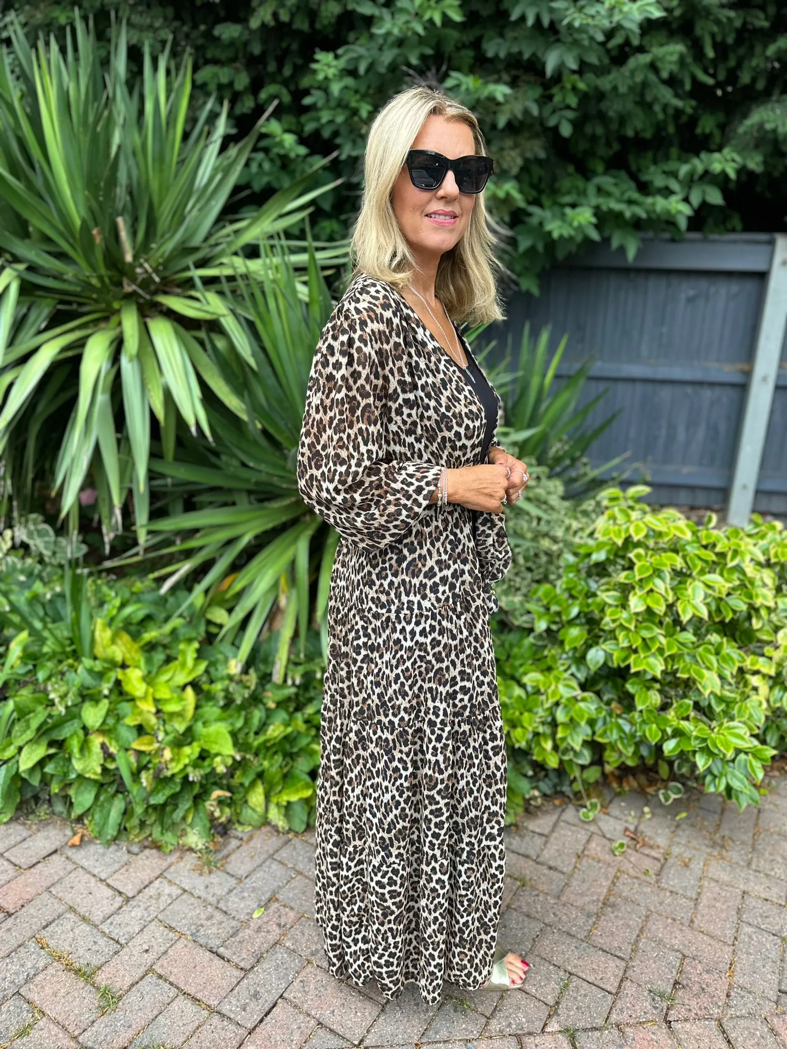 Natural Leopard Beach Cover Up Mel