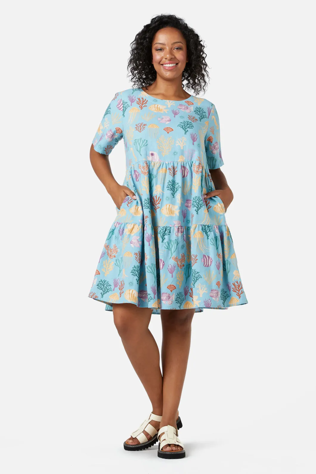 Oceania Smock Dress